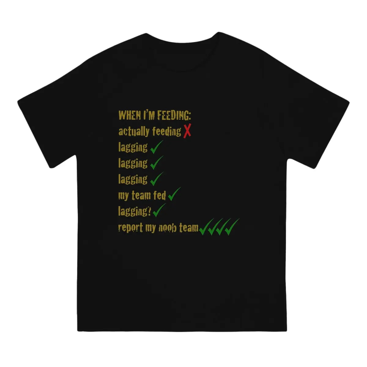 تغذية الرجال تي شيرت جامعة أساطير LOL ألعاب تنافسية كول المحملة قميص قصير الأكمام الياقة المستديرة تي شيرت بلايز مطبوعة