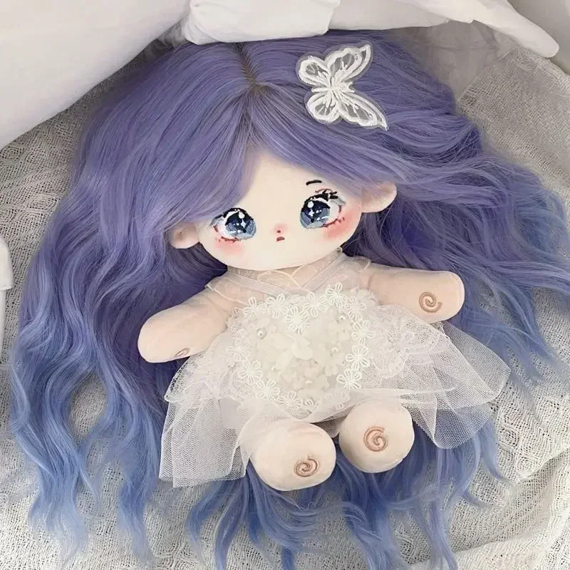 Cotton Doll 35cm Girl Wig Replacement No Attribute Trendy Play Cute