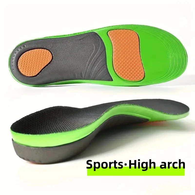 Plantillas de soporte para arco, deportes, absorción de impacto, elásticas, resistentes al desgaste, plantillas ortopédicas para pies planos, almohadilla para pies