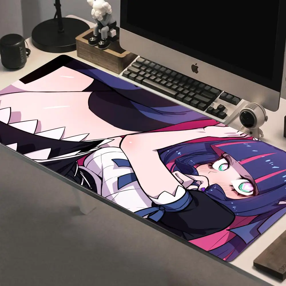 

Panty And Stocking With Garterbelt Anime Mousepad Large Gaming Mouse Pad LockEdge Thickened Computer Keyboard Table Desk Mat