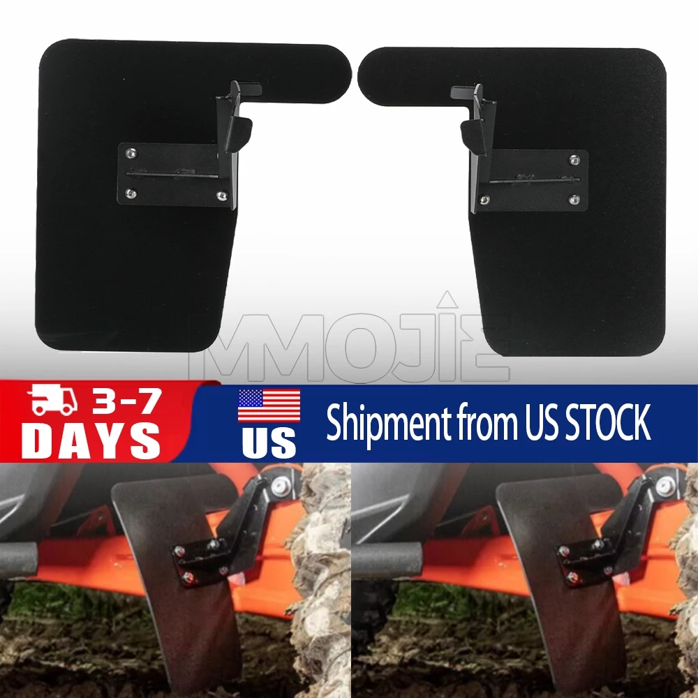 

For Can-Am Maverick X3 Turbo R RS (XRS) RR XRC XMR 2017-2024 2023 72" ATV Rear Hugger Fender Trailing Arms Mud Flaps Mudguard