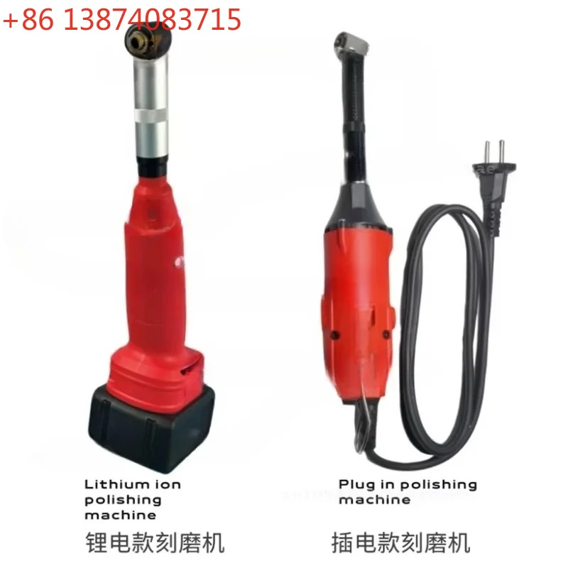 Brushless Micro Grinder - Jewelry Wood Engraving Polishing Elbow Tool for Tile Cleaning