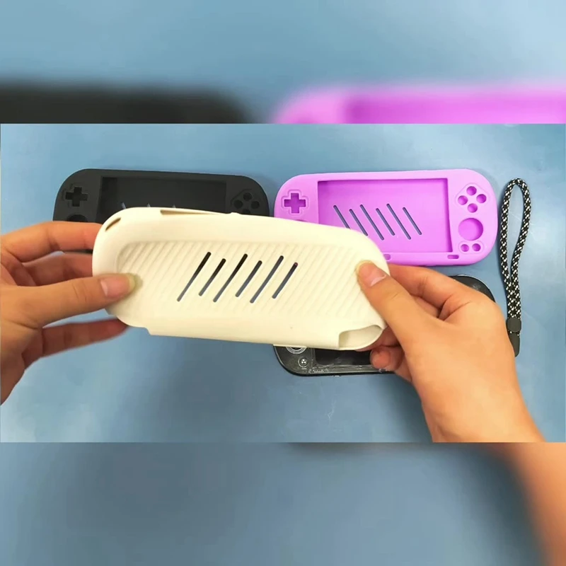 غطاء حماية جديد لوحدة التحكم في الألعاب من السيليكون مقاوم للسقوط والصدمات لوحدة التحكم في الألعاب Trimui Smart Pro مقاس 5 بوصة