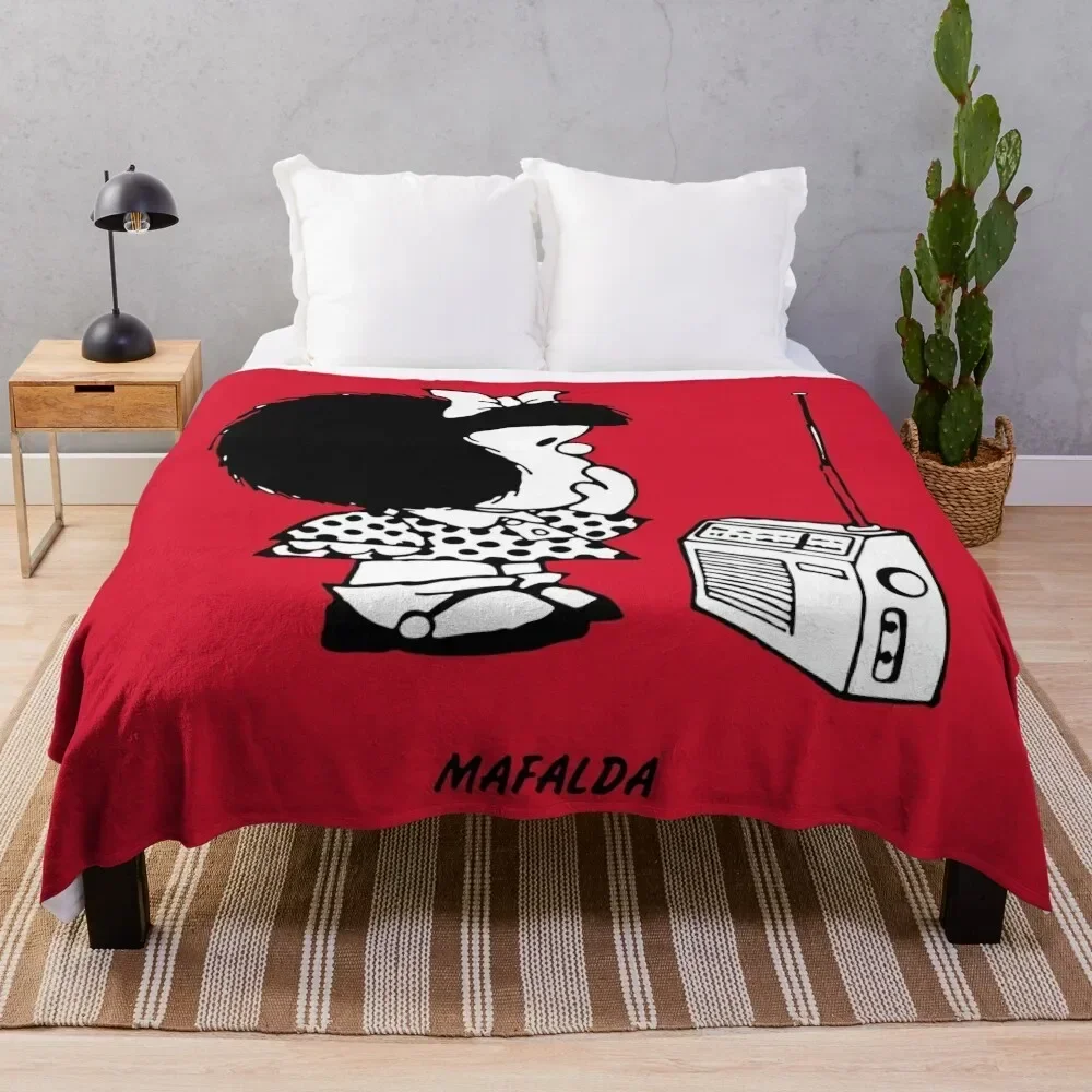 

mafalda Throw Blanket Furry cosplay anime Decorative Sofas Nap Blankets