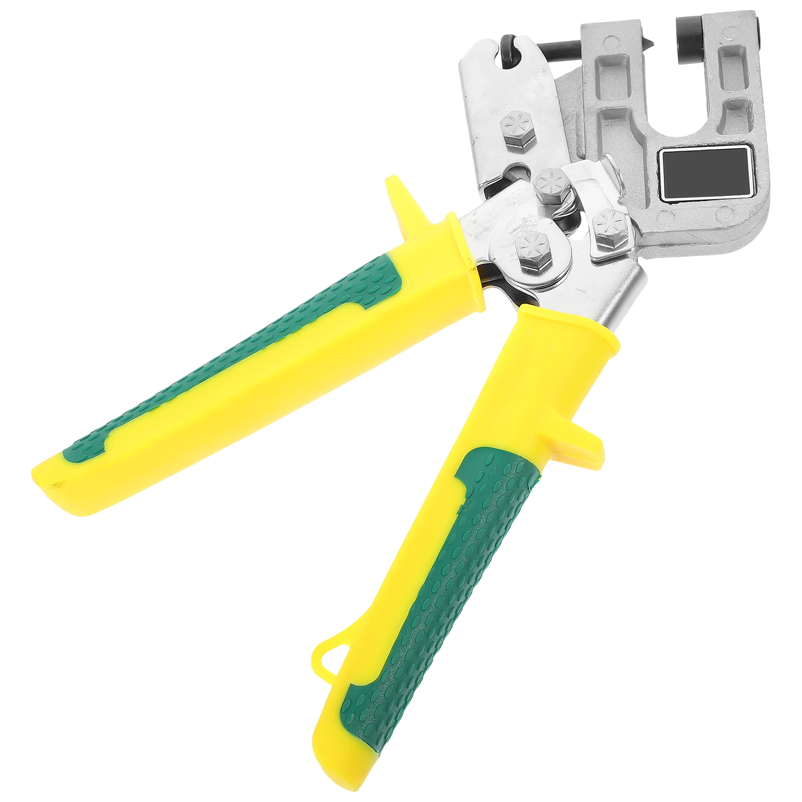 

One handed Keel Clamp Aluminum Stud Pliers Drywall Installation Hole Punch Tool Non Slip Handle