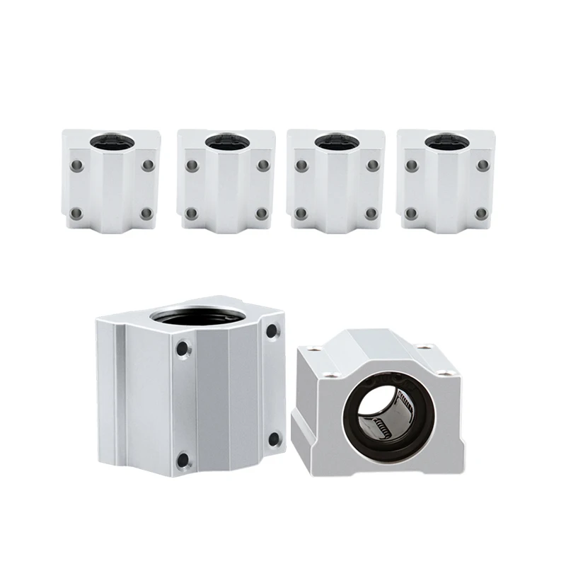 KUFAN 2pcs SC8UU SCS8UU 8mm Motion Ball Bearing slider Block Bushing Linear Shaft 3D Printer CNC Part