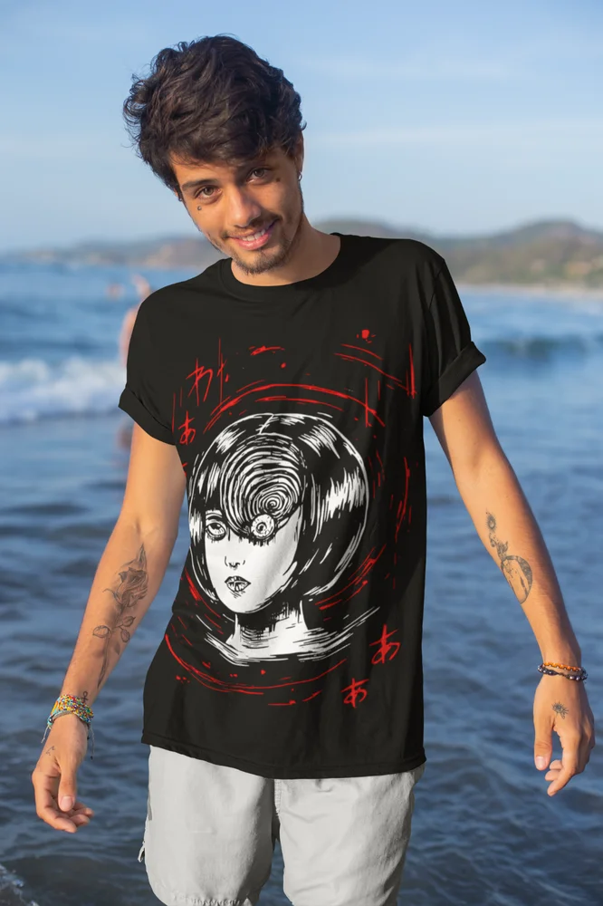 T-Shirt Tomie Junji Ito Uzumaki Horror Anime Manga Japanese Japan Guro Soft