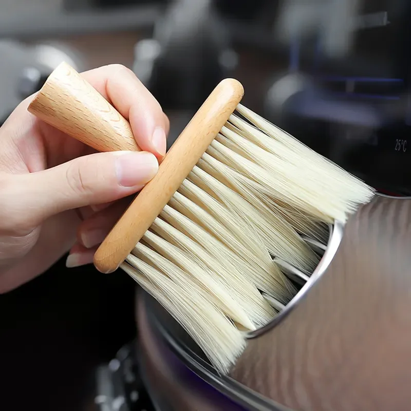 

Car Beech Wood Handle Soft Bristle Dusting Skin-friendly Wood HandleBrush Multifunctional Screen Dust Removal Cleaner Brush