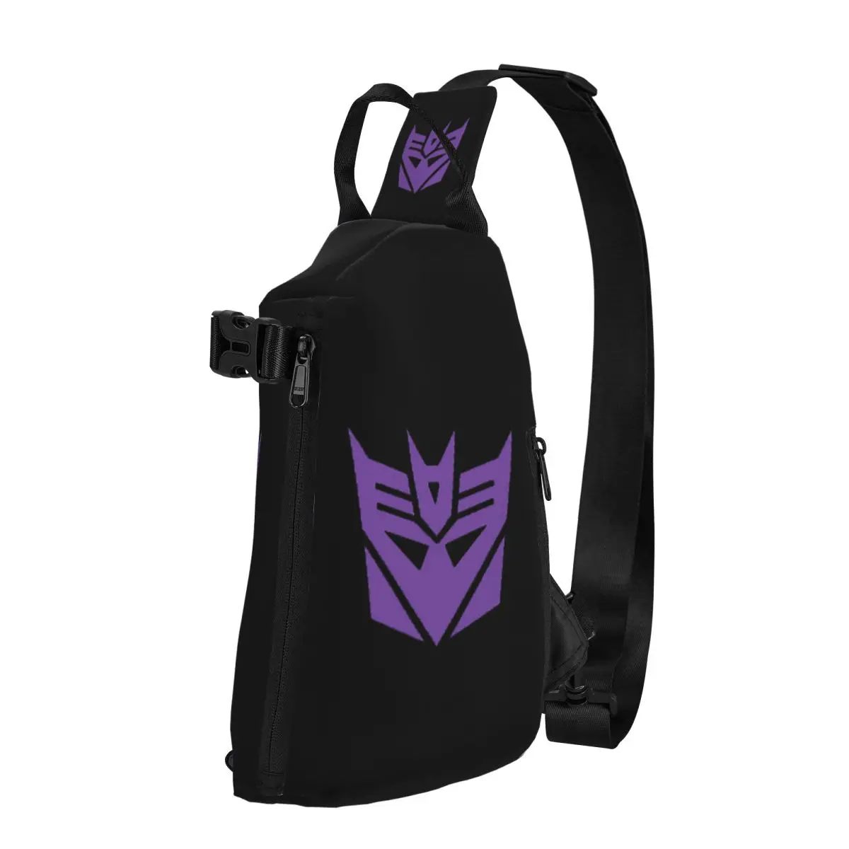 Decepticons Mask Transformers Megatron Decepticon Chest Bag Men Sling Crossbody Backpack Chest Bag Travel  Daypack Shoulder Bag