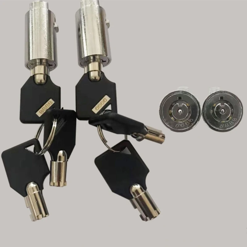 Lõi khóa hợp kim mới Kích thước phổ biến Chìa khóa máy bán hàng tự động lanh lõi khóa chống cạy