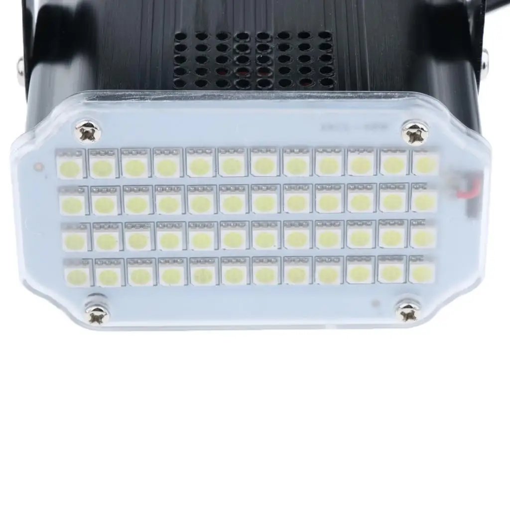 

White Strobe Light Bulb Lamp Aluminium Alloy Shell Lighting Accessory for Halloween Christmas DJ