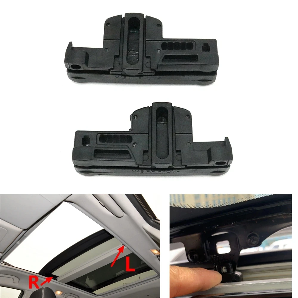 

1pair Plastic Sunroof Glass Component Slideway Slider Clip Ceiling Bracket For Renault Koleos HY 2008-2016 918062605R 913819569R