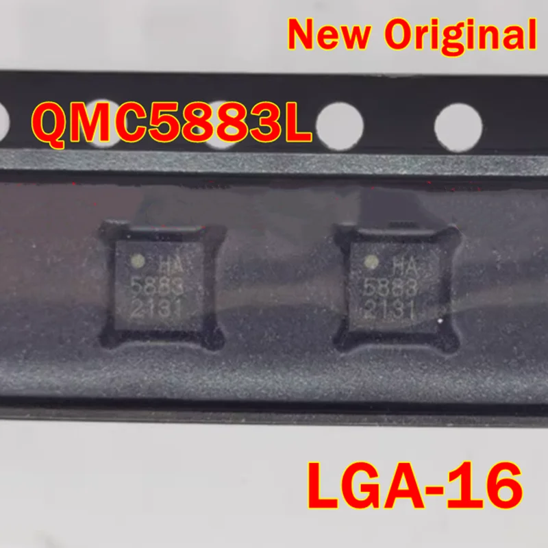 1Pcs to 100Pcs Qmc5883L Lga-16 New Original Marking Code:5883 3D Magnetic Sensor