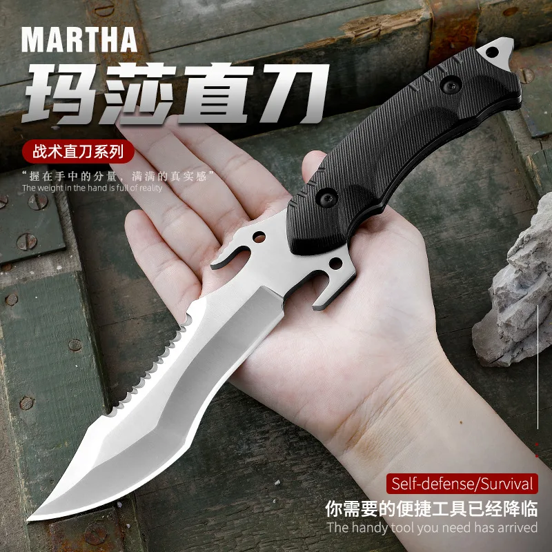 High Quality CNC Cutting Edge Tactical Hunting EDC Knife Swiss Army Knife Self defense Combat Military Bushcraft Survival Tool