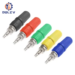 M5X45 High Current Banana Socket 30A Pure Copper Terminal 5mm Banana Socket Plug 4mm Terminal Grounding Post