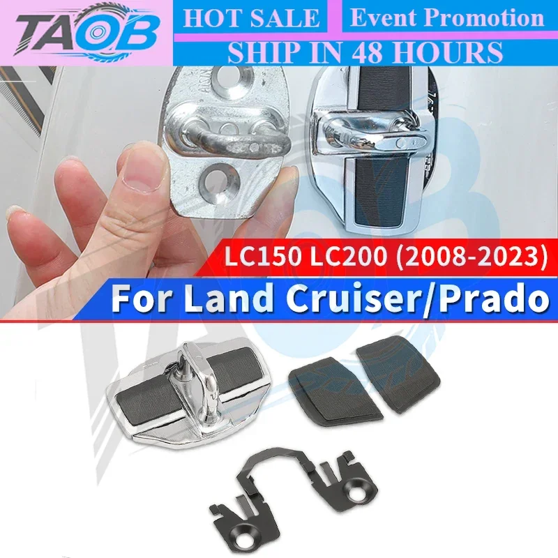For Toyota Land Cruiser 200 Prado 150 Lc150 LC200 2022-2008 2021 Accessories Modification Upgrade Lock, Buffer, Protection Door