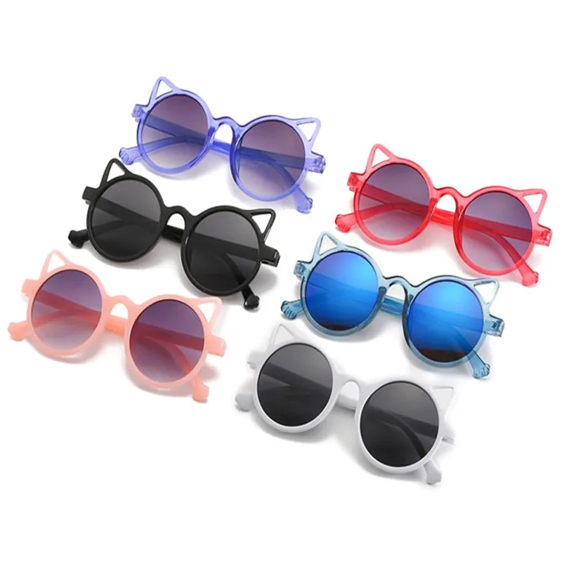 Animal Cartoon Girl Boys Cute Sunglasses Trend Flower Wings Outdoor Vintage Sunglasses Eye Protection Classic Kids eyewear