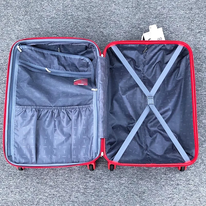 Luggage 3 piece Sets Ultralight Suitcase Cabin Travel Bag Zipper Extend Rolling Luggage Carry-on Suitcases Password Trolley Case