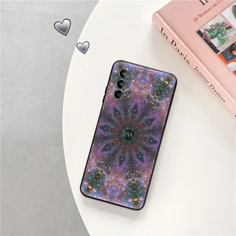 For Motorola Moto G8 G9 Edge 20 30 G31 G50 G51 G60 G71 G22 G32 G30 G52 Abstact Elephant Mandala Soft Phone Shell Case Cover