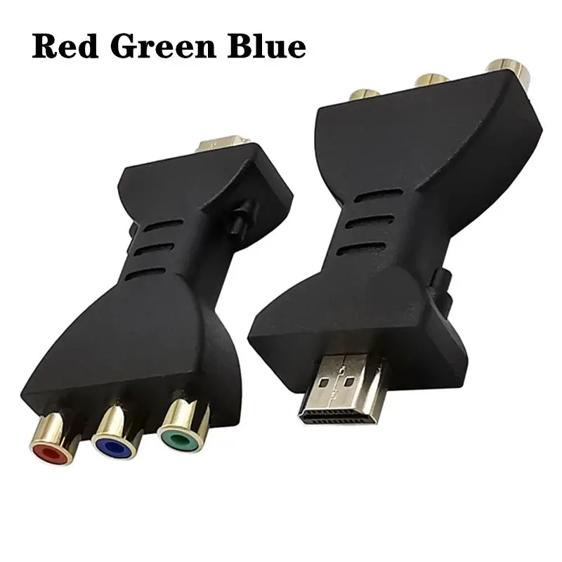 HD HDMI kompatybilny z kablem AV Adapter 3RCA Lotus Head czerwony biały żółty/czerwony zielony niebieski odtwarzacz podłączony do Adapter TV