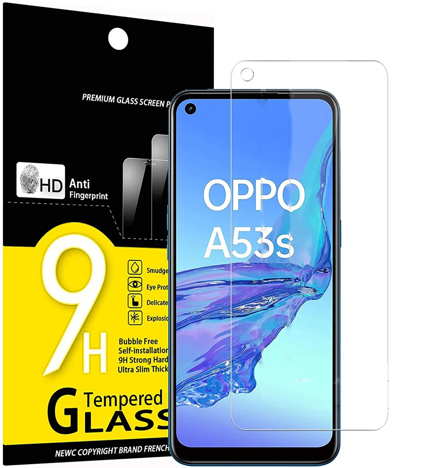 Tempered glass for Oppo A53 A53S screen protector for Oppo A53 A35 A53S CPH2127 6.5\