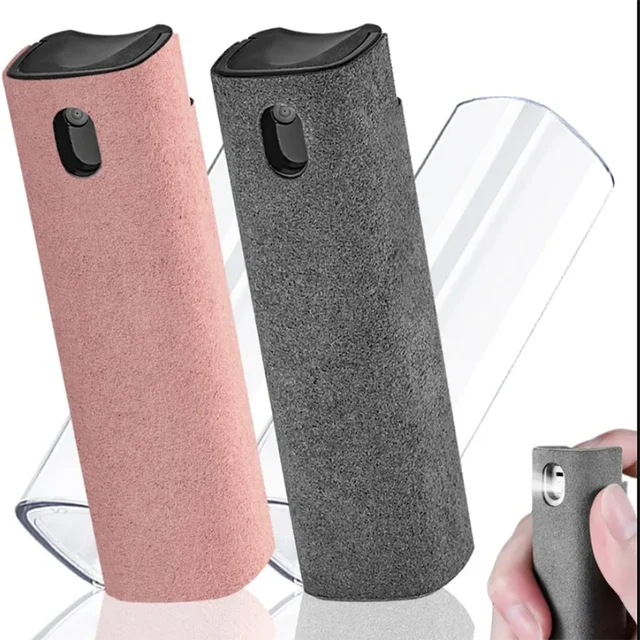 2 w 1 Spray do czyszczenia ekranu telefonu komórkowego z ekranem tabletu Ipad do usuwania kurzu wycieraczki z mikrofibry do czyszczenia narzędzi