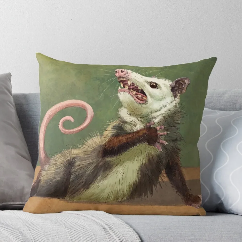 

Amateur Opossum Actress Throw Pillow Sitting Cushion christmas ornaments 2024 Cushion Child