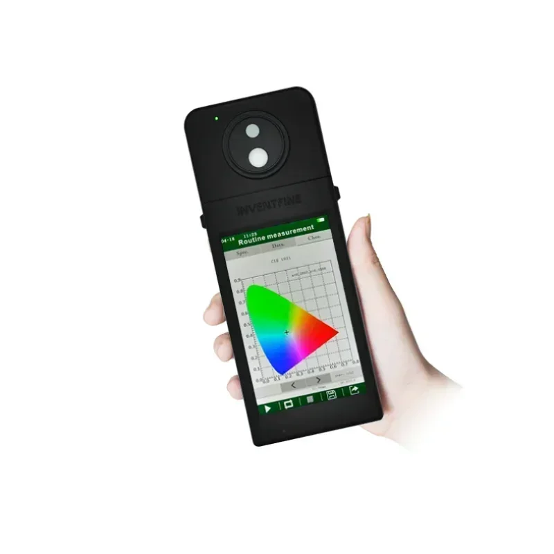 2025newINVENTFINE SPF-200 380nm-780nm Handheld CCT CRI Spectrometer  Illumination Portable Lux Meter with high precision