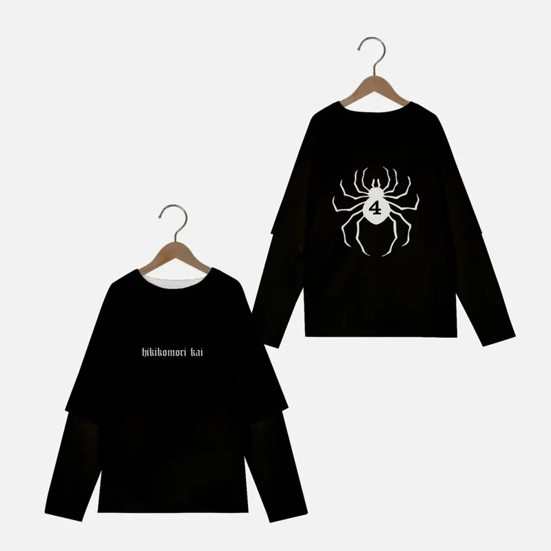 Nuevo 2025 A Hikikurori Kai patrón impreso new2 sudadera con capucha merch hecha a medida wrl88 z