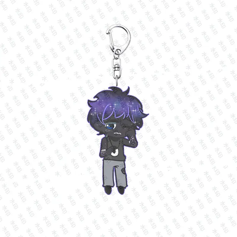 Lobotomy Corporation Anime KeyChain Monster Management Simulation Men Key Chain for Women Figure Acrylic Keyring Pendant Gift