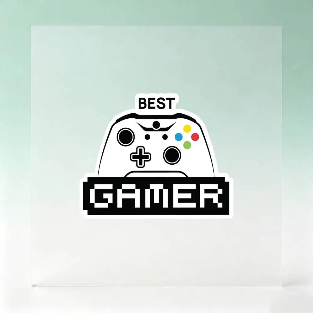 Gaming Best Gamer Waterproof Stickers For Decorating Car Windows Motorcycles And Computers.