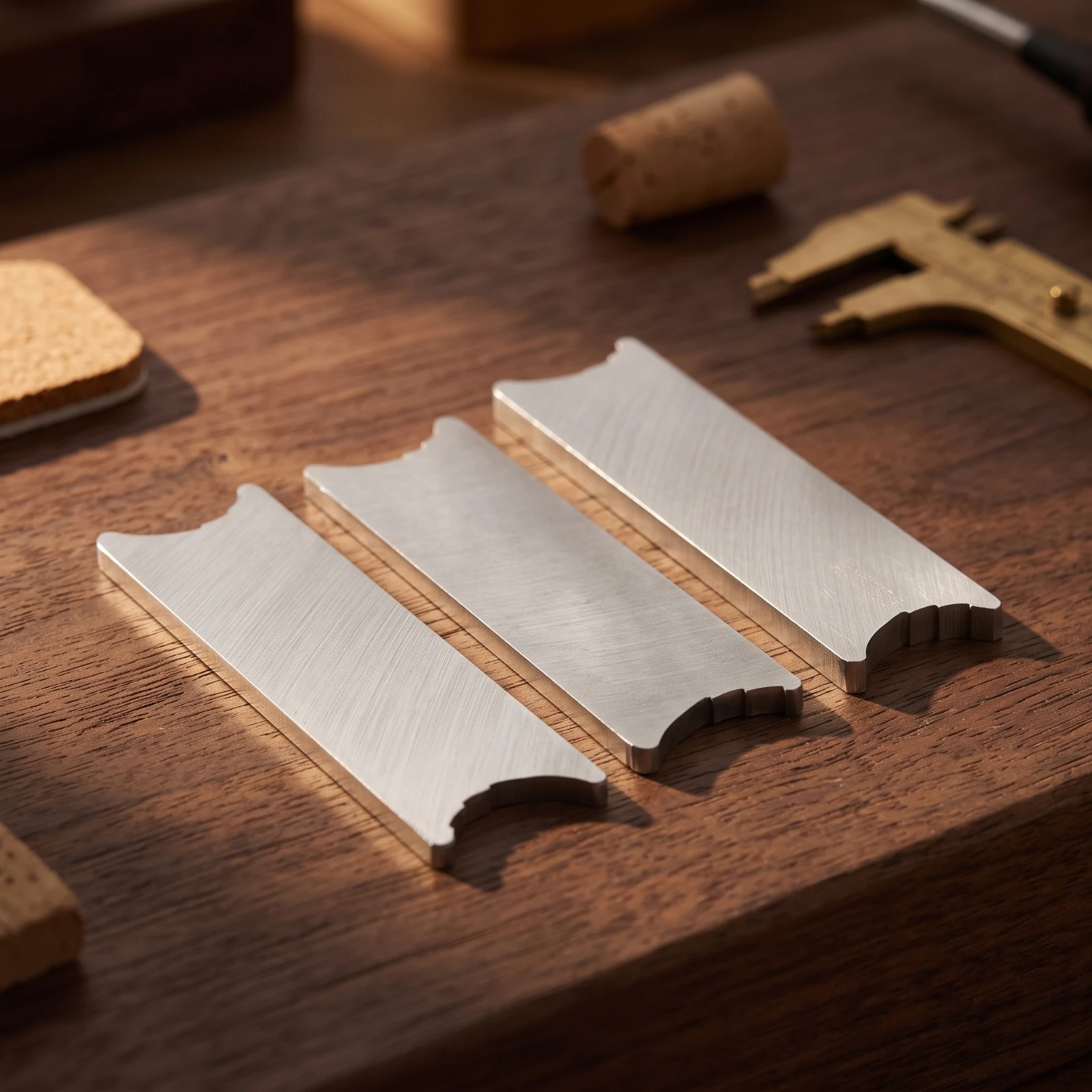 3 Pieces Clarinet Tenon Trimming Tool Metal Clarinet Joint Repair Tool Flat Sturdy for Technicians, Workshop