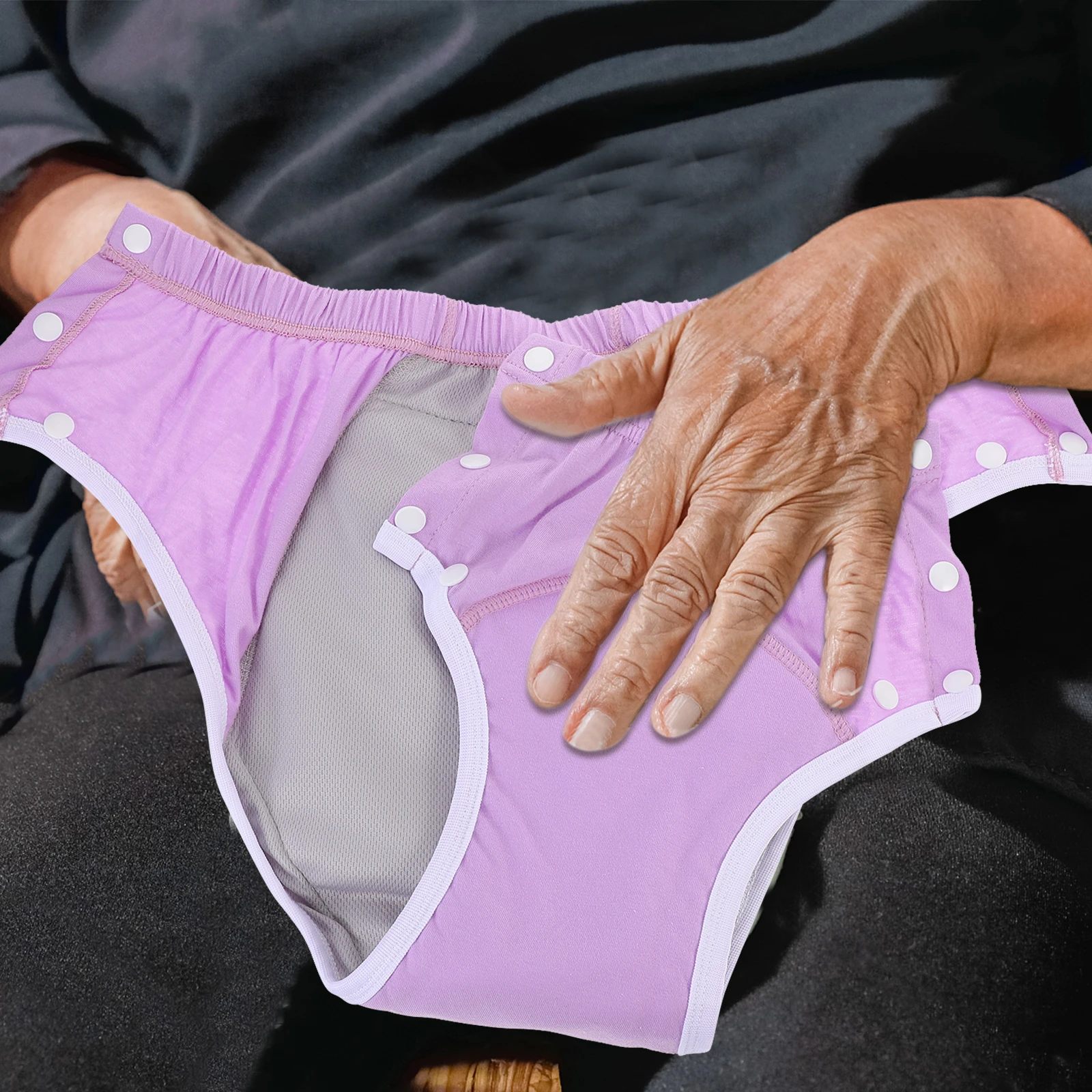 Adult Diaper Washable Leakproof Reusable Cloth Diaper Elastic Breathable Incontinence Elderly Care Urinal Pant