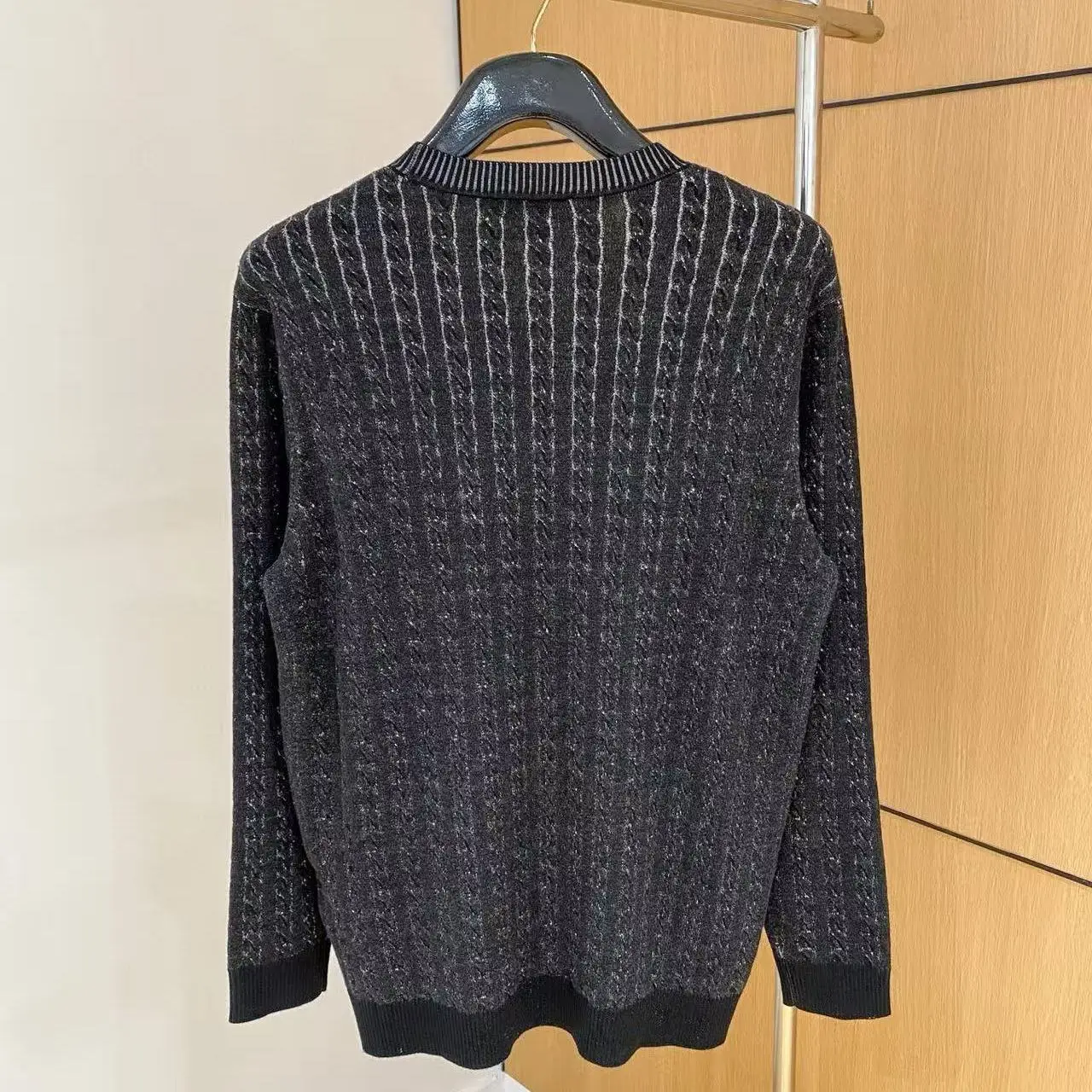 BC Italian New Old Money Style Fashion Crew Neck Knitted Sweater Men's Business Casual Long Sleeve Sweater