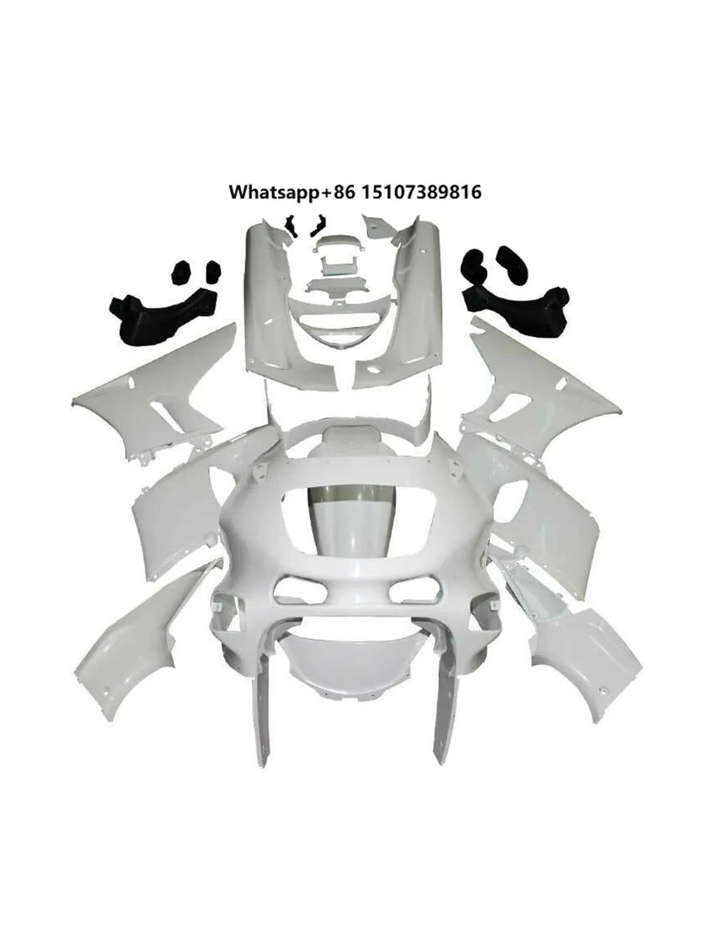 Personalized Customization-Motorcycle Accessories Bodywork  Unpainted ABS Fairing Kit for  ZZR-400 1993 - 2006