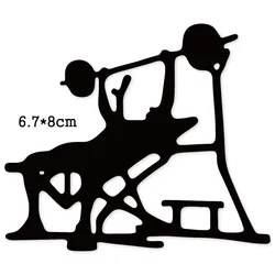 Muscle exercise  Metal Cutting Dies Stencils for DIY Scrapbooking/photo album Decorative Embossing DIY Paper Cards