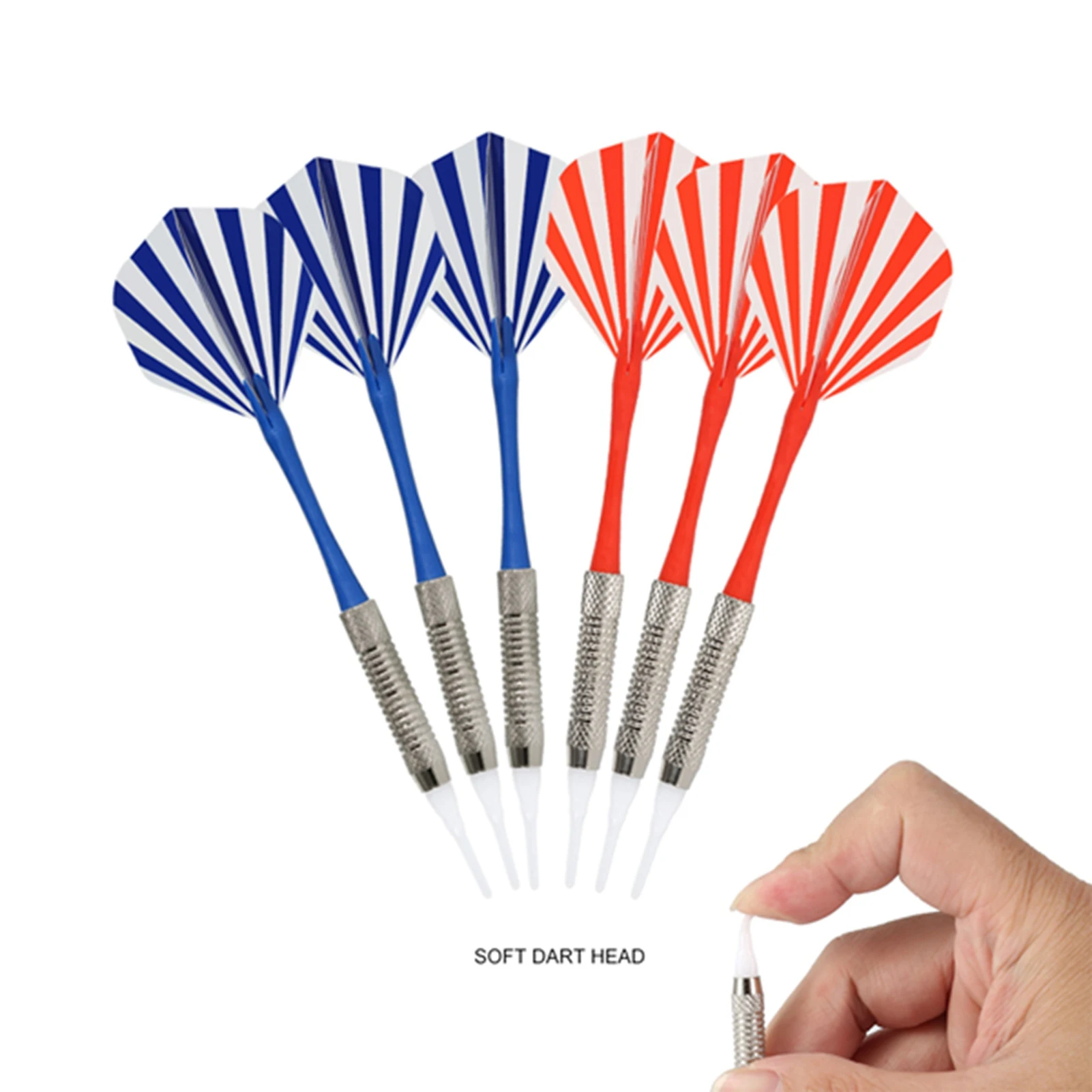 لوحة رمي السهام الإلكترونية مع شاشة LCD لعبة رمي السهام الإلكترونية المعلقة الاحترافية مع 6 قطع سهام للمنزل