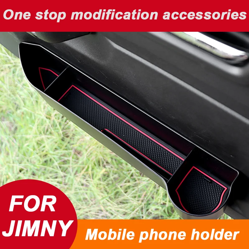 

Side Door Storage Box Tray Organizer Phone Cup Drink Holder for Suzuki Jimny JB64 JB74W 2019-2021 Interior Car Accessories