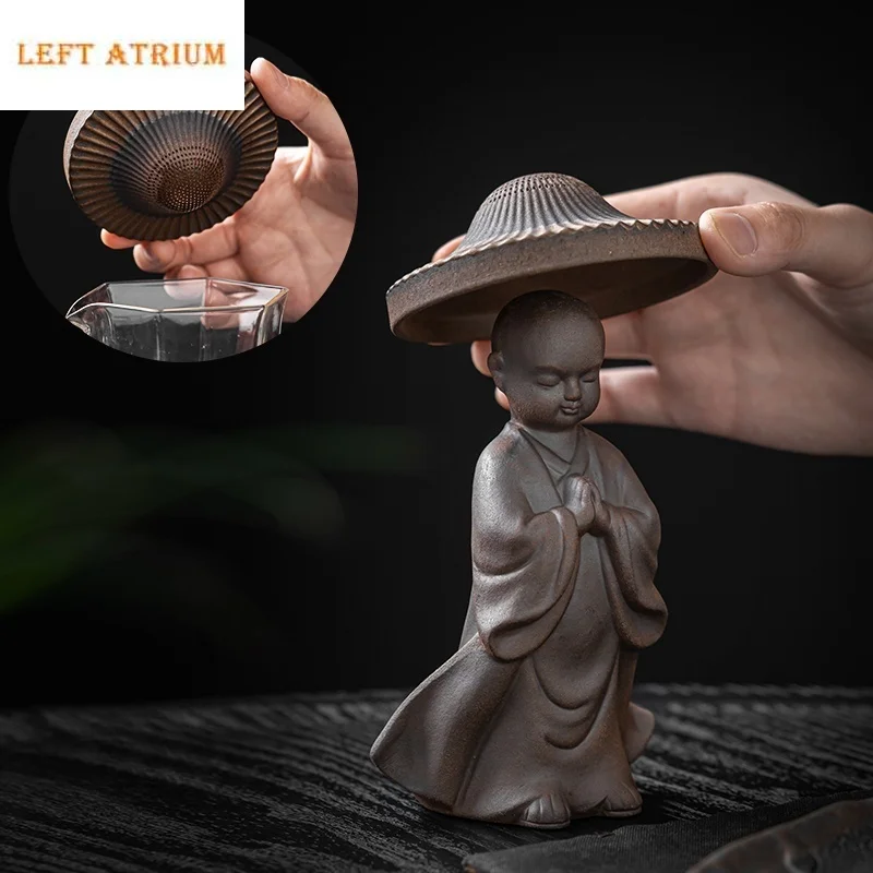 

Coarse Pottery Decoration Tea Pet Tea Filter Tea Ceremony Accessories Tea Tray Decoration