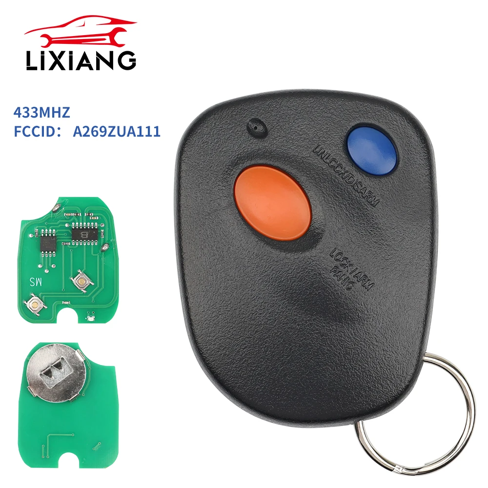 LIXIANG Remote Key Fob Subaru 2000 2001 2002 2003 2004 Outback Legacy Impreza Baja Fccid A269ZUA111 2 Buttons 433Mhz