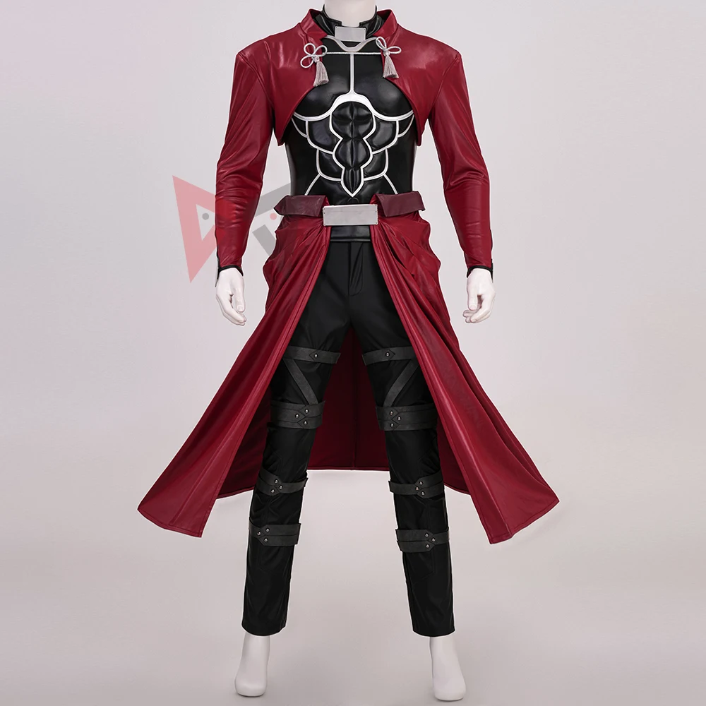 

New Fate Stay Night Emiya Cosplay Costume Anime Game Set Shirt Pants Jacket For Halloween Custom Made