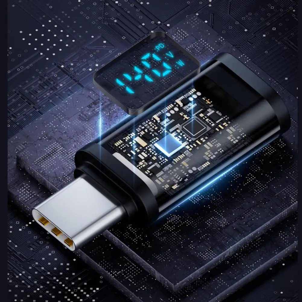 USB C Adapter Connector PD 140W Digital Display Power Charger 40Gbps Fast Data Transfer For Tablet Smart Phones