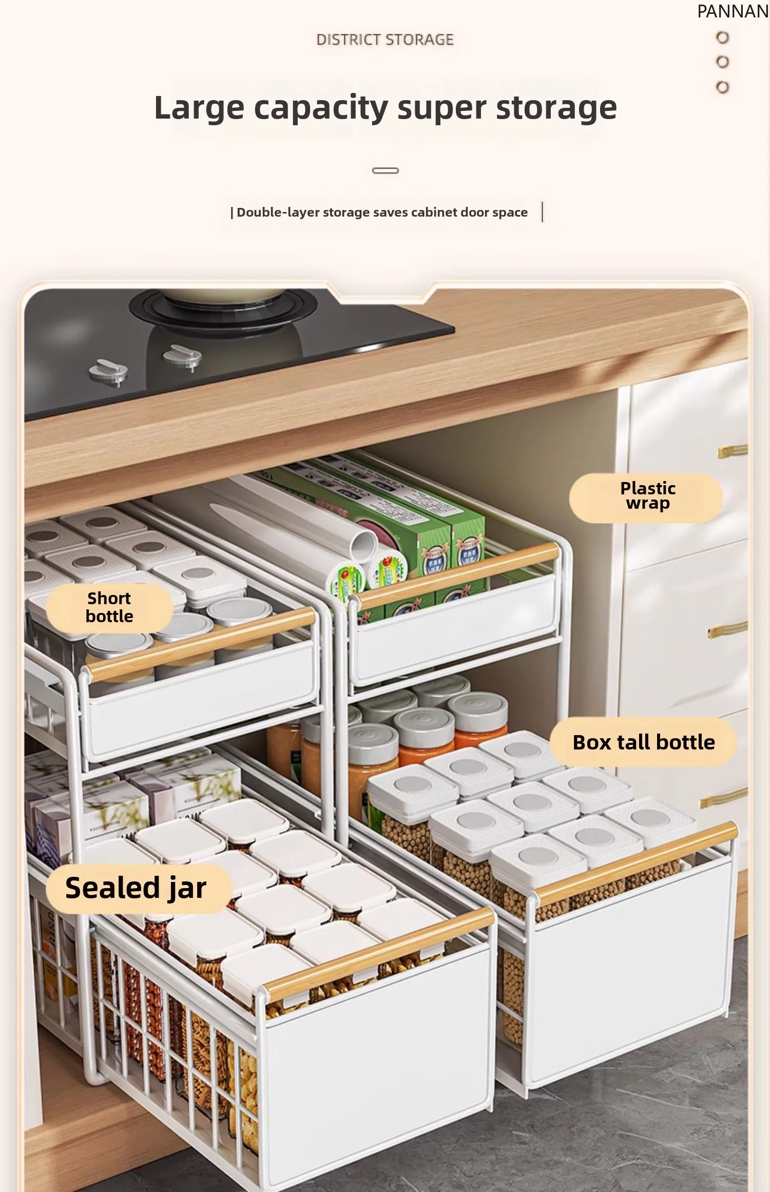 Maximize Your Kitchen Space: The Pull-Out Under-Sink Storage Rack thumbnail