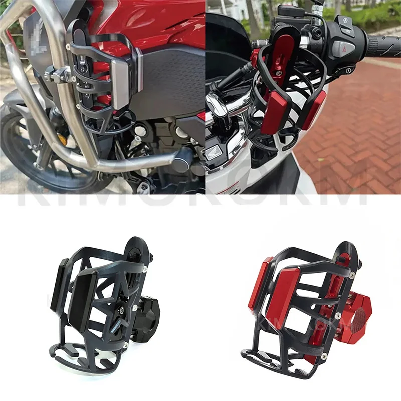 

Motorcycle Cup Holder CNC Aluminum Beverage Water Bottle Drink Cup Holder Universal Accessories For BMW YAMAHA Honda Benelli