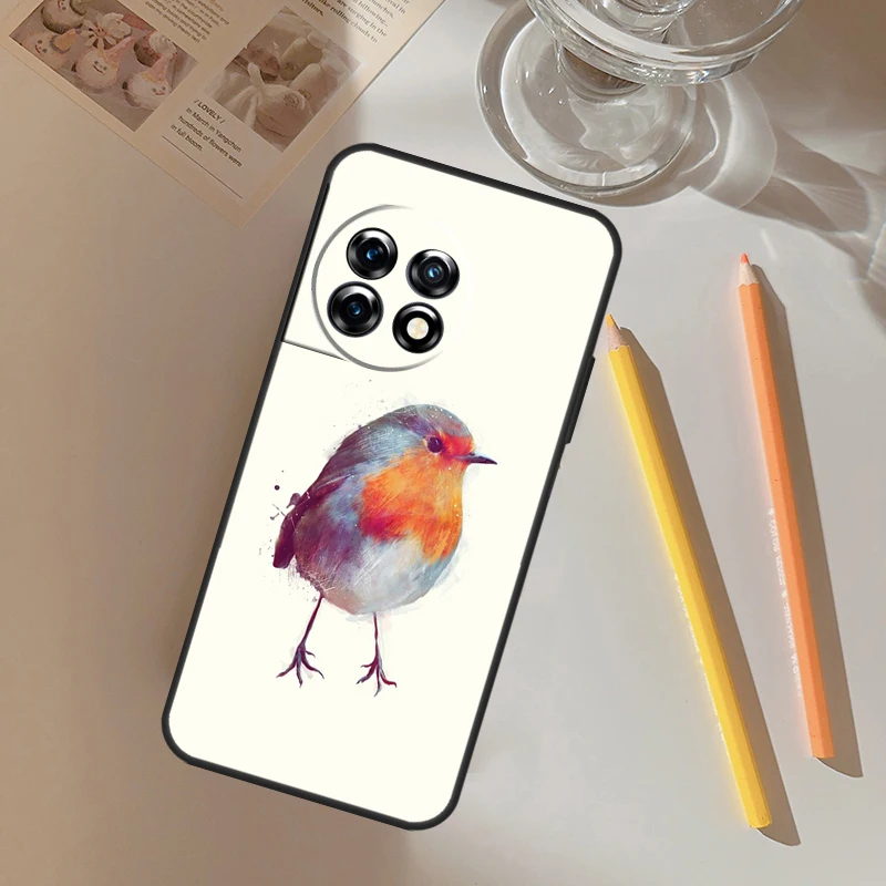 Robins Bird Case For OnePlus Nord N30 N20 N10 2T CE 2 Lite Nord 3 Cover OnePlus 11 9 10 Pro 8T 10R 10T