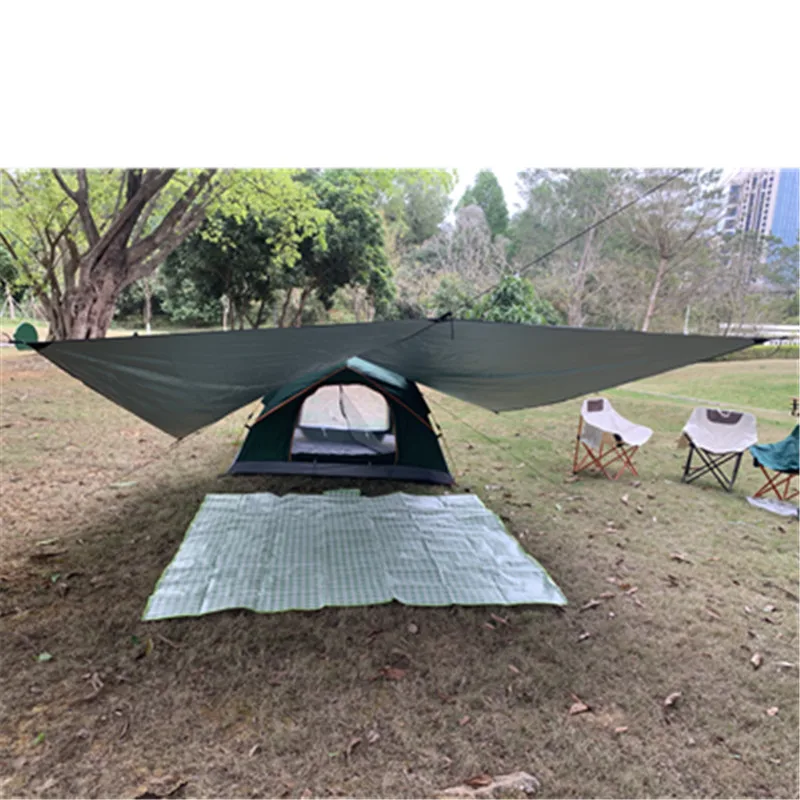 Portable Camping Automatic Tent One Touch Camping Tent Waterproof Roof Top Tents Double Door Outdoor Fishing Nature Hiking