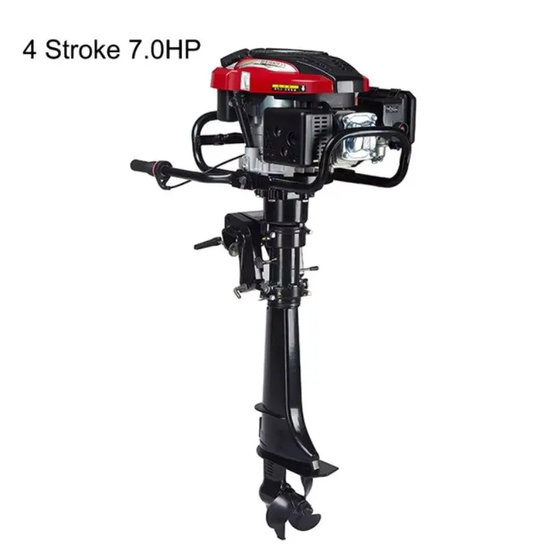 4 Stroke 4HP 6HP 7HP Outboard Motors Boat Engines Boat Motor Air Cooling System Hand-Start Motors High Quality