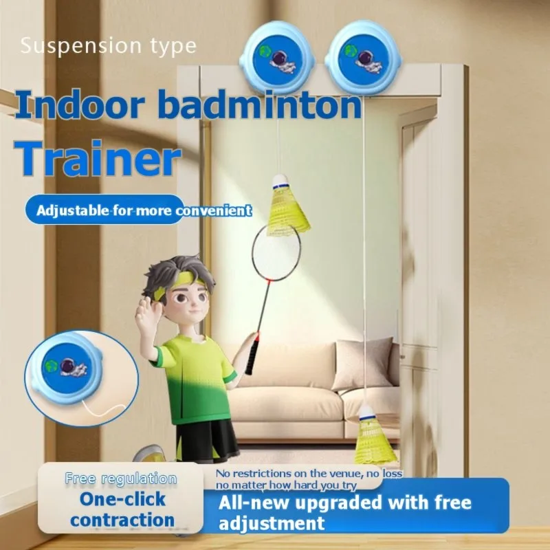 newA10R Outdoor Sports Single Player Badminton Trainer - Indoor & Outdoor Kids and Adults Practice Kit