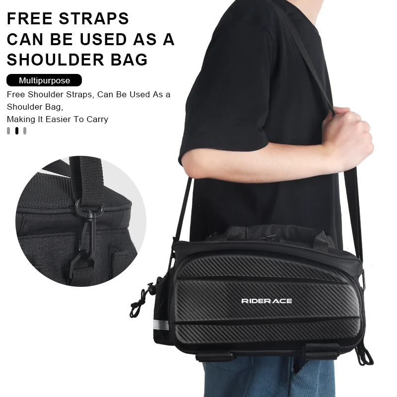 

Сумка на заднее сиденье велосипеда Eva, многоцелевая большая вместительная дорожная сумка для хранения багажа, велосипедный багажник, кофры, сумка на плечо