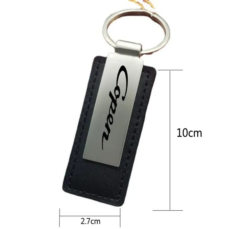 1Pcs For Daihatsu COPEN Robe COPEN XPLAY S Rode COPEN Cero COPEN GR SPORT Carbon Fiber Metal Leather Keychain Car Accessories